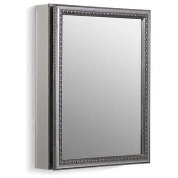 Kohler 20" W X 26" H 1-Door Medicine Cabinet w/ Silver Framed Mirrored Door