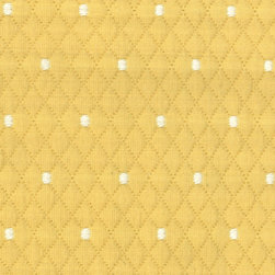 ROTH & TOMPKINS TEXTILES - Cobblestone Fabric, Buttercup, 54''x36'' - Upholstery Fabric
