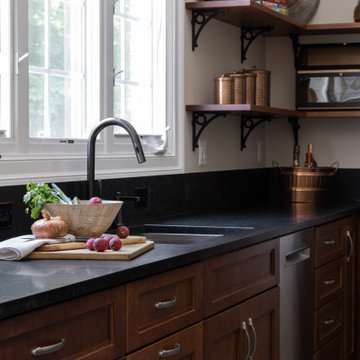 Transitional Modern English Cottage Kitchen