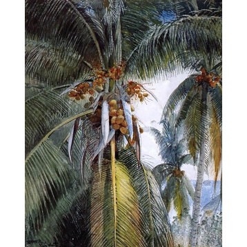 Winslow Homer Coconut Palms- Key West Wall Decal