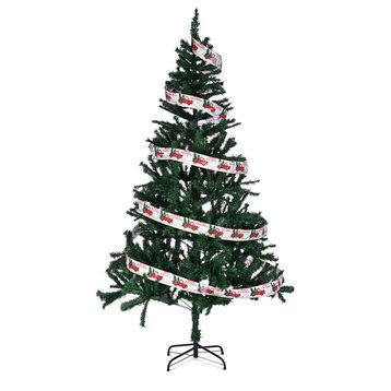 Yescom 6 Ft Artificial Christmas Tree Metal Stand Home Holiday Decoration Green