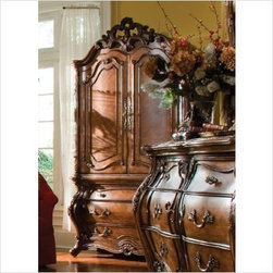 AICO Furniture - Palais Royale Armoire in Rococo Cognac - 71080 - Armoires And Wardrobes