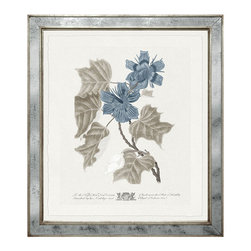 Imperial Flowers Blue & Grey - Print 7 - Artwork