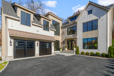 Inspiration for a contemporary home design remodel in New York