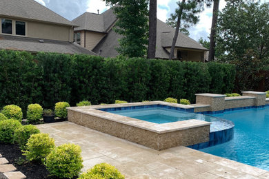 Design ideas for a modern landscaping in Houston.