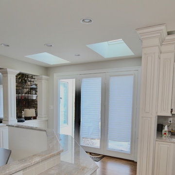 Window Treatments and Kitchen Banquette