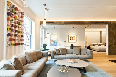 Urban living room photo in New York