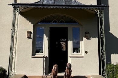 Inspiration for a large traditional entrance in Other.