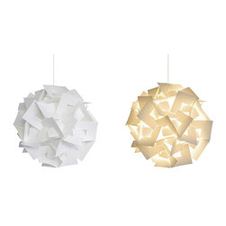 Akari Lanterns Medium Squares Hanging Pendant Lamp - Pendant Lighting