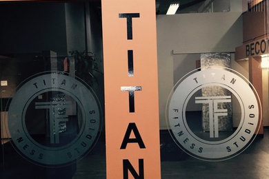 Titan Fitness Studios - Custom Cut Logo
