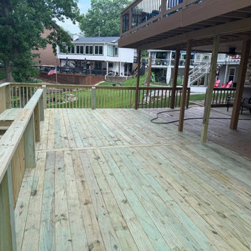 Deck Replacement & Rebuild – Lake Waukomis, MO