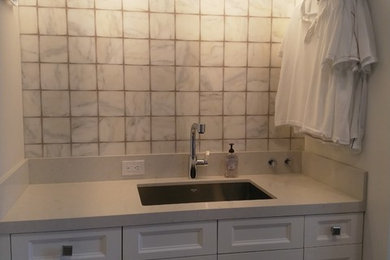 Inspiration for a transitional laundry room remodel in Miami