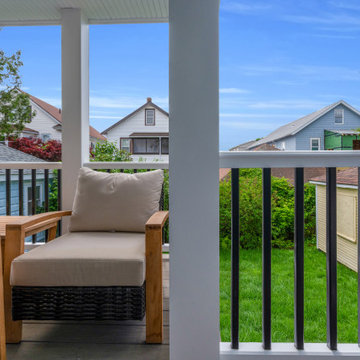 Three Story Deck with Spiral Stair