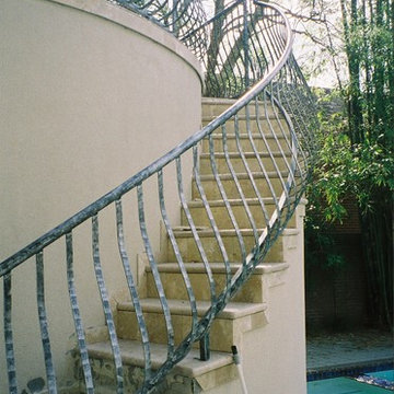 Exterior Iron Hand Rail