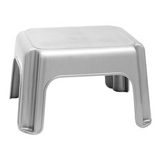 Addis Step Stool, Metallic