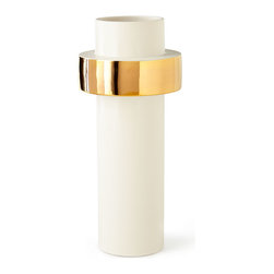Global ViewsHigh Golden Ring Vase - Products