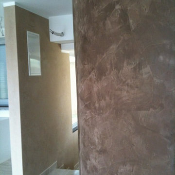 Family flat on a Croatian seaside-Venetian plastering
