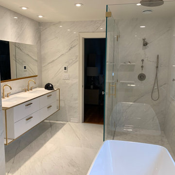 Modern Transitional Bathroom Remodel