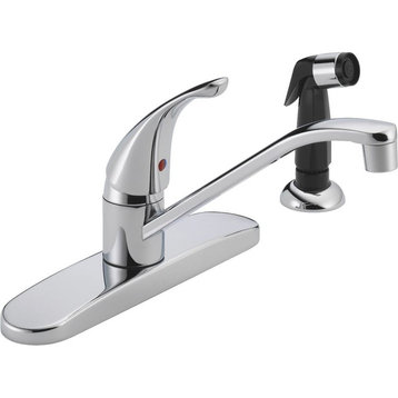 Peerless P115LF Single Handle Kitchen Faucet, 8", Chrome