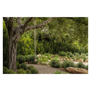 Cold Springs Road Montecito Mediterranean Landscape - Mediterranean ...