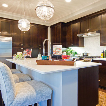 Contemporary/Transitional Kitchen in Chocolate