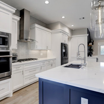 Woodlands Remodel From Production Home To Custom Home