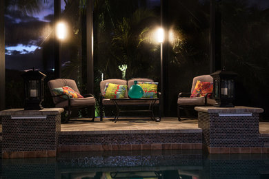 Pool - contemporary pool idea in Tampa