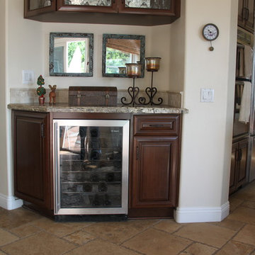 Cherry Kitchen Remodel bar space