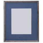 My Barnwood Frames - Skyview Frame With Rustic Border, 11"x17" - *PLEASE NOTE - Glass is included with frame sizes 16x20 or smaller. Larger sizes do not include glass due to the high risk of breakage in shipping.