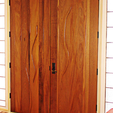 Sculptural Shutan Doors