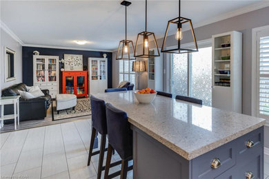 Inspiration for a transitional kitchen remodel in Toronto