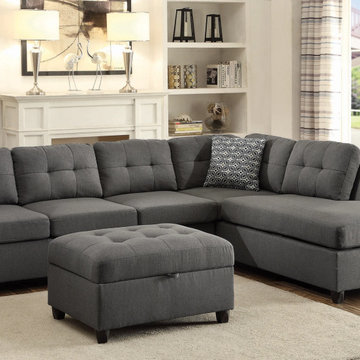 Stone Tufted Sectional
