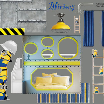 Minions themed bedroom
