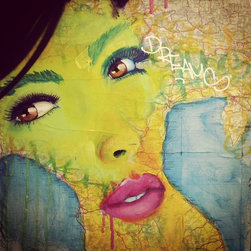 Maps - Mixed Media Art