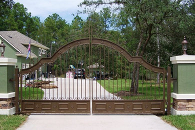 Driveway Gates - By Southeastern Ornamental Iron Co.