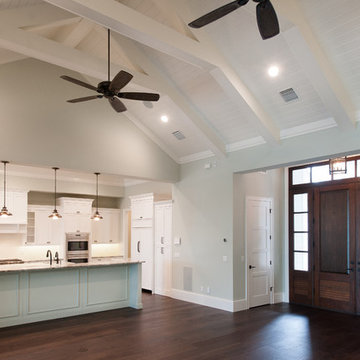 Coastal inspired estate sited on over one acre on Lake Butler in Windermere