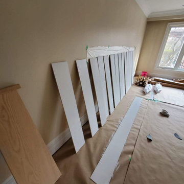 Staircase Refinishing + Hardwood Floor Refinishing (Alexander Rd, Newmarket)