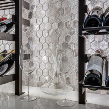 Elegant Wine Cellar and Wine Wall Niche