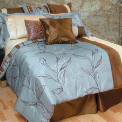 Breeze Contemporary Bedding Set by Lawrence Home - Bedding