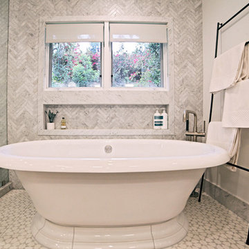 Master Bathroom Tub  | Complete Remodel | Sherman Oaks