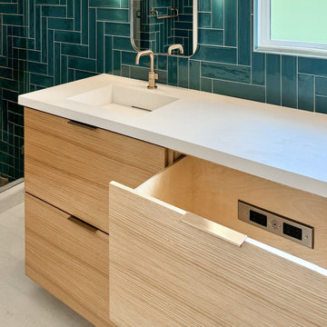 Bathroom Vanity In-Drawer Outlets