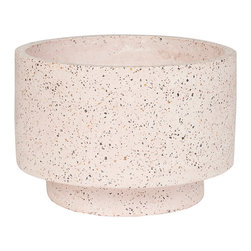 Terrazzo Naxos Short Pot - Small - Accessoire et D&eacute;coration