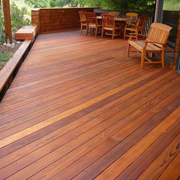 Restoration of Redwood Deck & Shingle Siding