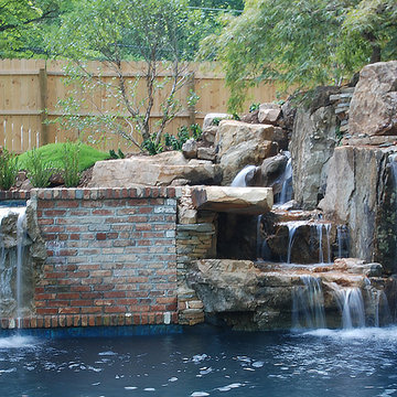 Pool Large Waterfall
