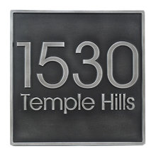 address plaque