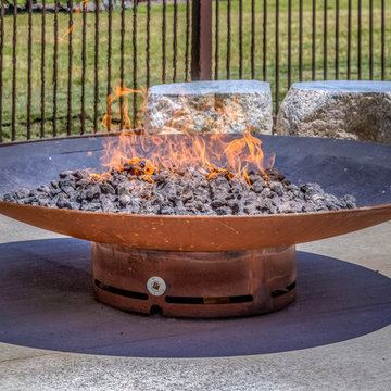 Fire Pit Close Up.