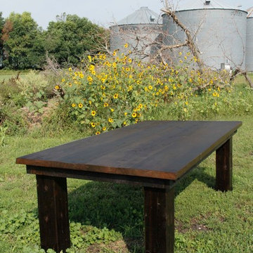 Rustic Reclaimed Wood Dining Table
