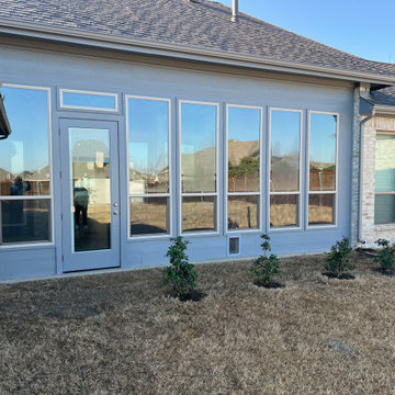 Upgrading A Covered Porch Into A 3-Season Room In Forney TX
