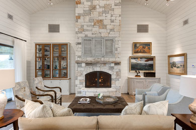 Example of a living room design in Austin