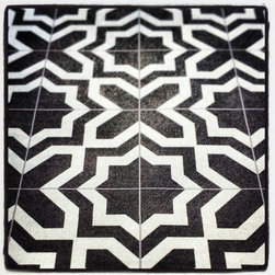 KISMET CEMENT TILE: MIROIR pattern - Wall And Floor Tile